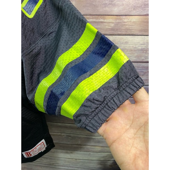 Seattle Seahawks Jersey Youth XL #51 Short Sleeve Football Gray and Green - Picture 9 of 9